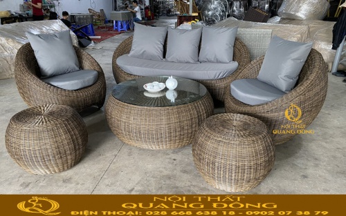sofa giả mây QD-746