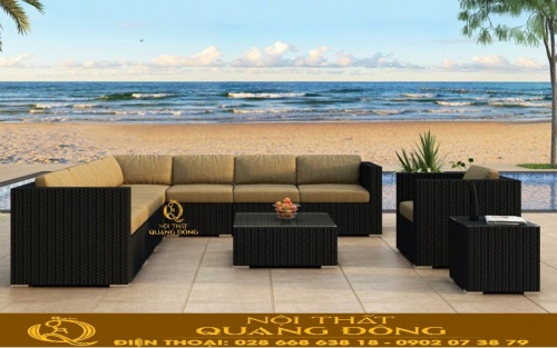 Sofa mây nhựa QD-716