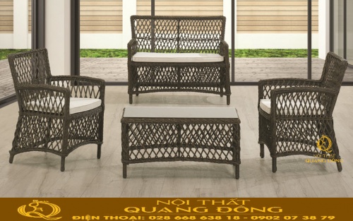 Sofa mây nhựa QD-717