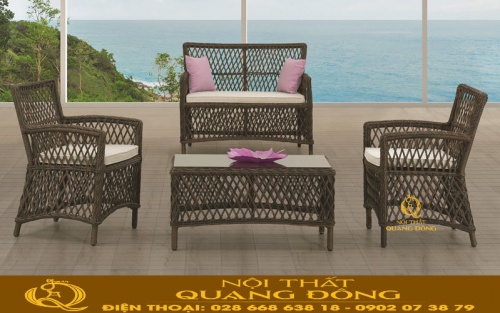 Sofa mây nhựa QD-717