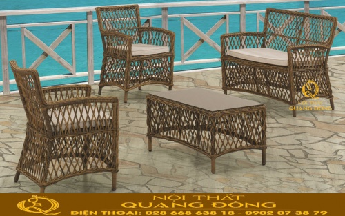 Sofa mây nhựa QD-717