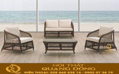 Sofa mây nhựa QD-718