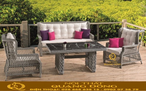 Sofa mây nhựa QD-719