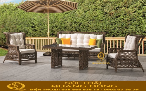 Sofa mây nhựa QD-719