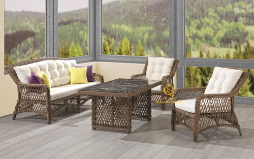 Sofa mây nhựa QD-720
