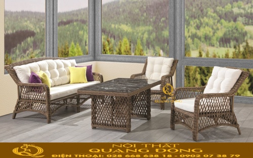 Sofa mây nhựa QD-720
