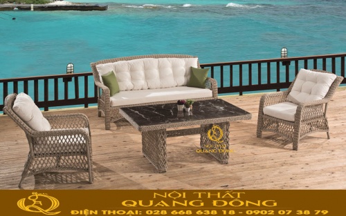 Sofa mây nhựa QD-720