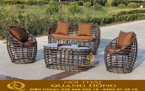 Sofa mây nhựa QD-721