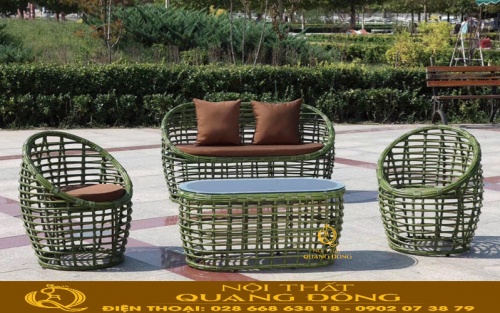 Sofa mây nhựa QD-721