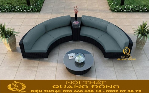 Sofa mây nhựa QD-722