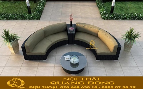 Sofa mây nhựa QD-722