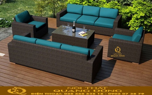 Sofa mây nhựa QD-724