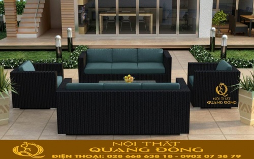 Sofa mây nhựa QD-726