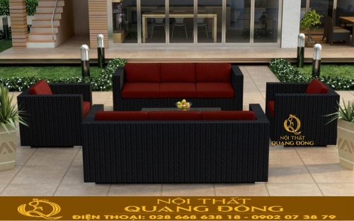 Sofa mây nhựa QD-726