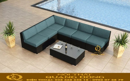 Sofa mây nhựa QD-727