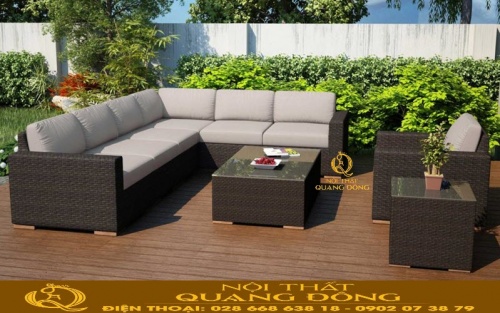 Sofa mây nhựa QD-729