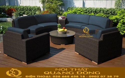 Sofa mây nhựa QD-731