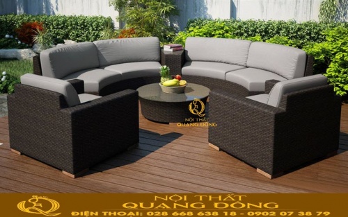 Sofa mây nhựa QD-730