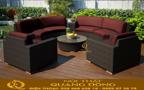 Sofa mây nhựa QD-730