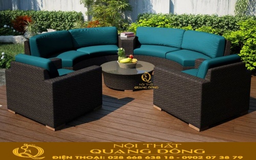 Sofa mây nhựa QD-730