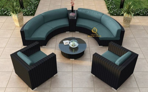 Sofa mây nhựa QD-731