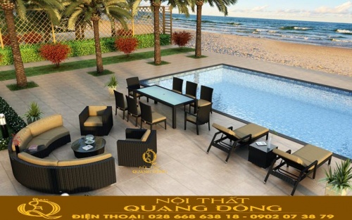 Sofa mây nhựa QD-731