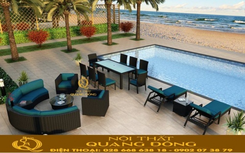 Sofa mây nhựa QD-731
