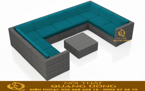 Sofa mây nhựa QD-734