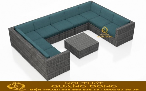 Sofa mây nhựa QD-734