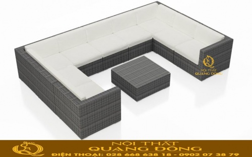 Sofa mây nhựa QD-734
