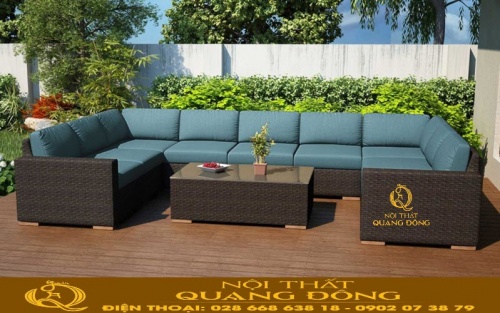 Sofa mây nhựa QD-735