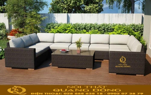 Sofa mây nhựa QD-735