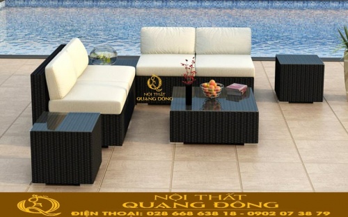 Sofa mây nhựa QD-736