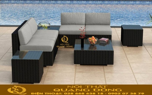 Sofa mây nhựa QD-736