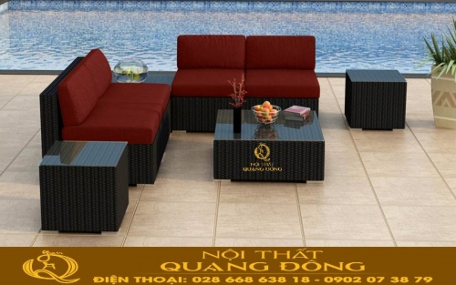 Sofa mây nhựa QD-736
