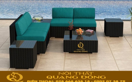 Sofa mây nhựa QD-736