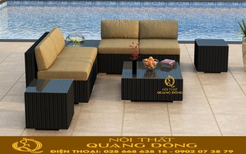 Sofa mây nhựa QD-736