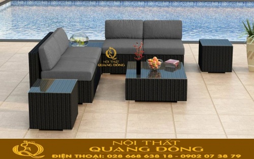 Sofa mây nhựa QD-736