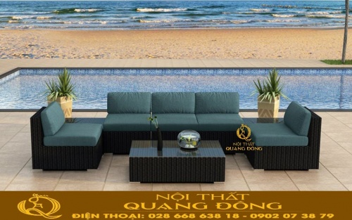 Sofa mây nhựa QD-738