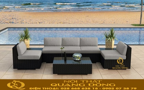 Sofa mây nhựa QD-738