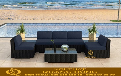 Sofa mây nhựa QD-738