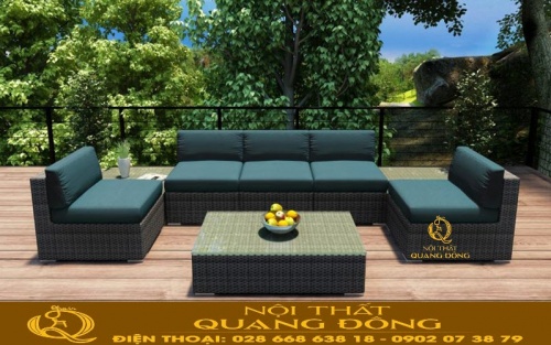 Sofa mây nhựa QD-739
