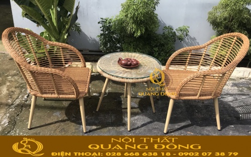 Mẫu bàn 2 ghế cho ban công QD-2046