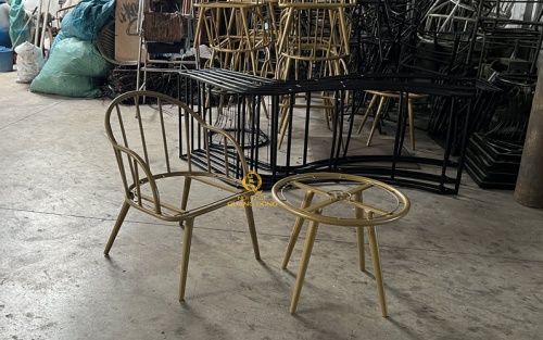 bàn ghế giả mây QD - 2046