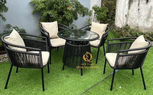 Bàn ghế giả mây QD-2088