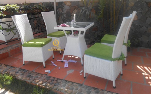 bàn ghế giả mây QD - 209