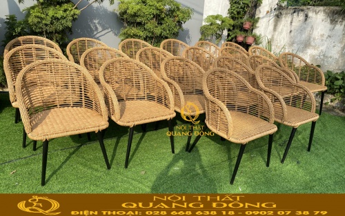 Bàn ghế giả mây QD-2090