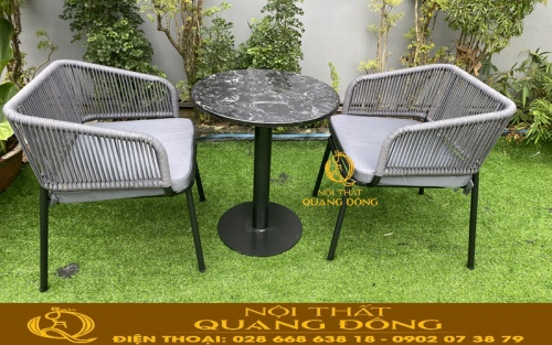 Bàn ghế giả mây QD-2096