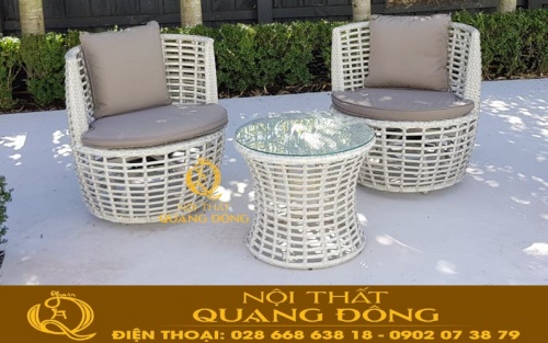 Bàn ghế giả mây QD-294
