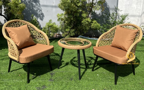 Bàn ghế giả mây QD - 309